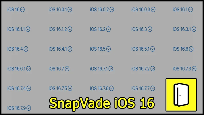 snapvade ios 16